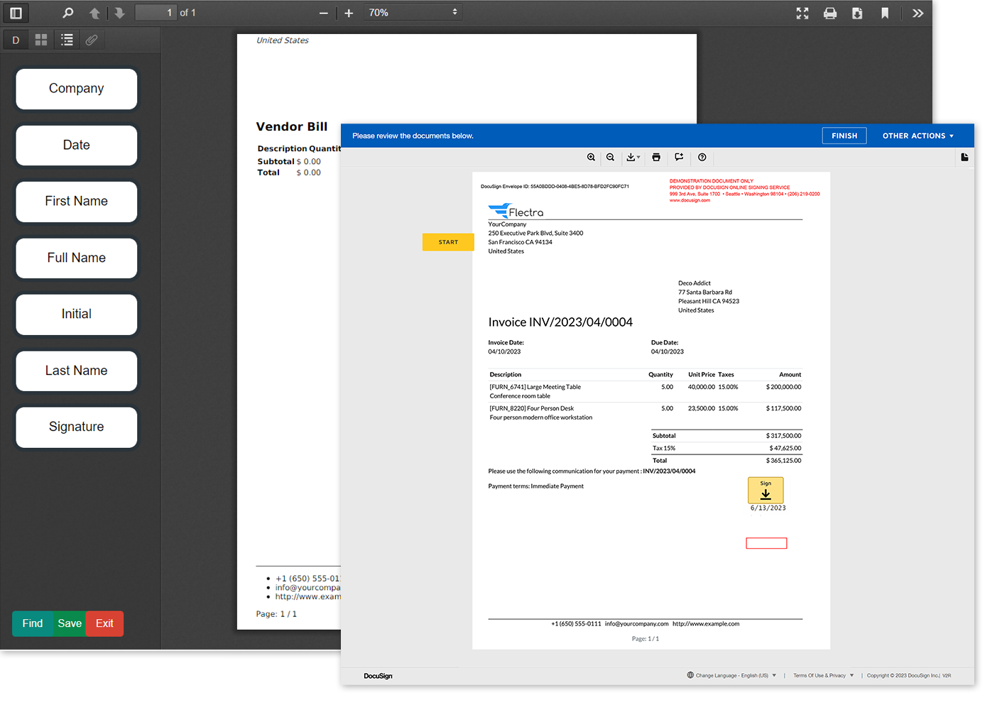 Docusign Assess Document